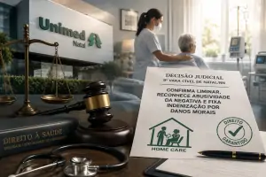 Justiça determina que Unimed custe home care e condena plano por danos morais